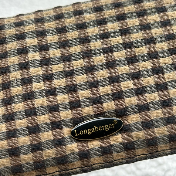 Longaberger Homestead Checkbook Cover Wallet - Picture 8 of 8
